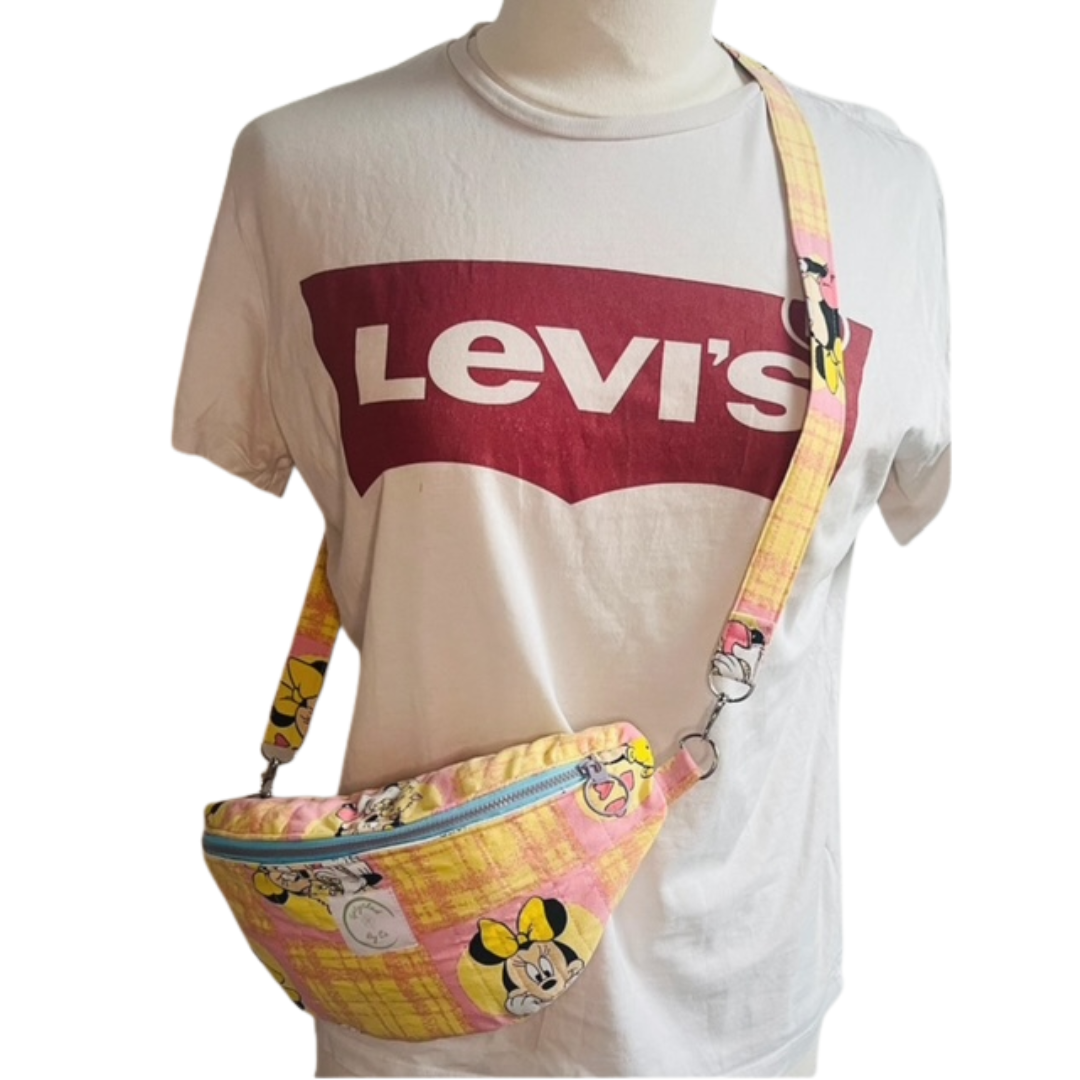 Quiltet crossover taske