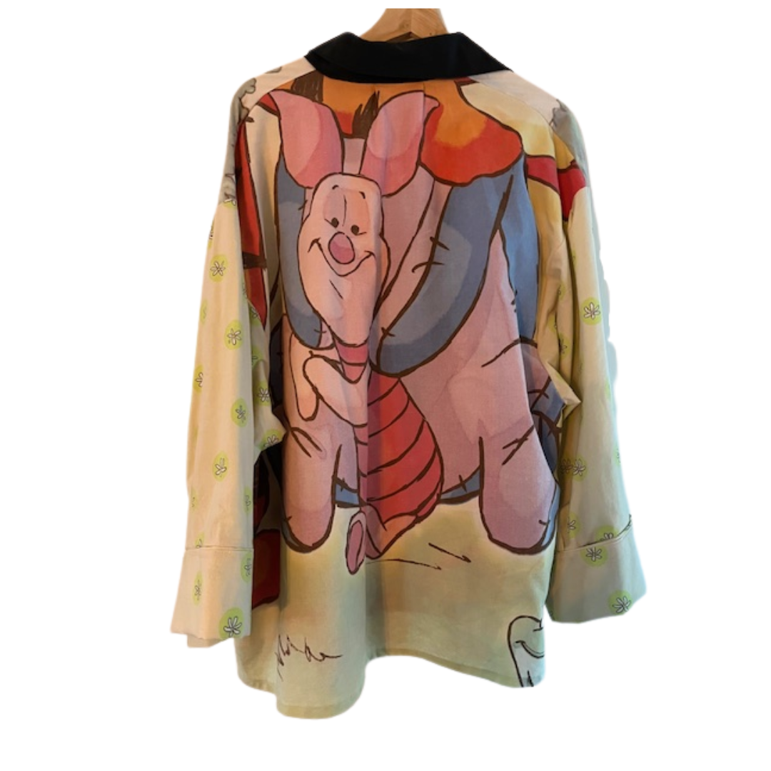 Upcycled skjorte #5 Brede ærmer med fold