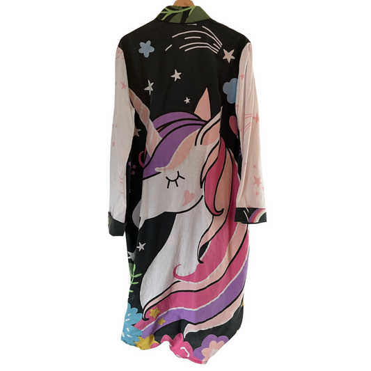 Upcycled skjortekjole #4