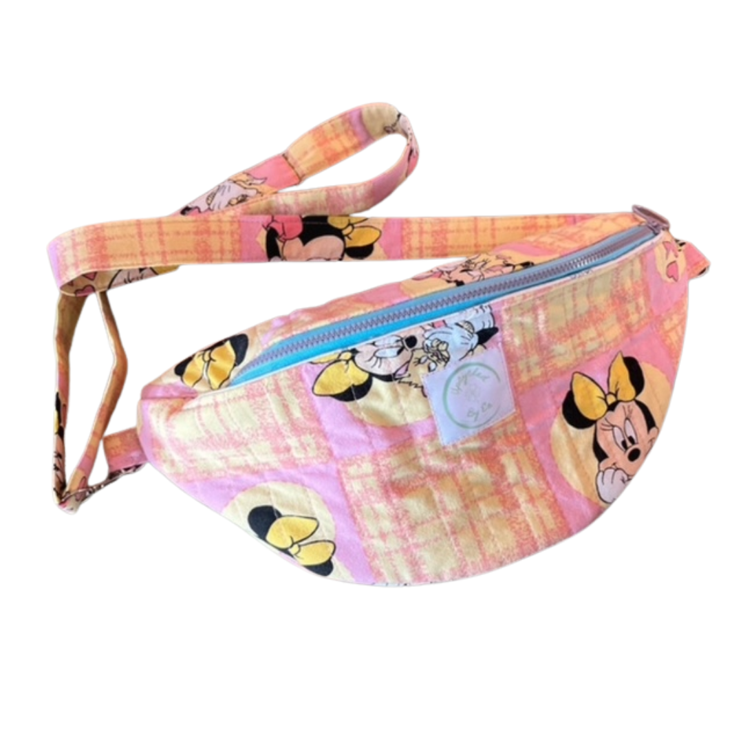 Quiltet crossover taske