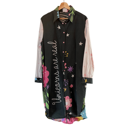 Upcycled skjortekjole #4